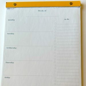 Large Weekly Planner Notepad from Target
